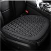 CGEAMDY 2 Pezzi Protezione del Sedile Dell'auto Traspirante E Antiscivolo, Cuscino Anteriore per Sedili Auto Pad con Fondo Antiscivolo, Coperchio Universale per Sedili Auto in Spandex(Nero)