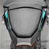 Resin Bike Adesivi Moto Compatibile con Yamaha MT-09 2024-2025 Midnight Cyan. Protezioni Maniglie Passeggero da Urti e Graffi. Adesivi Resinati con Effetto 3D Made in Italy
