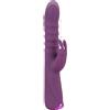 Javida 2 Function Vibration & Thrusting Rabbit Vibrator Purple