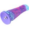 HiSmith HSA139 Soft Silicone Dildo KlicLok 19cm Purple