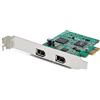 StarTech.com Scheda PCI Express FireWire a 2 porte, Adattatore PCIe FireWire 1394a (PEX1394A2V2)