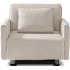 EvergreenWeb DIVANO LETTO EDITH Beige 80x190 cm