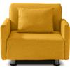 EvergreenWeb DIVANO LETTO EDITH Giallo 80x190 cm