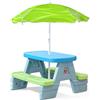 THE STEP 2 Tavolino Picnic Con Ombrellone Step2