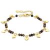 NOMINATION Bracciale mon amour in acciaio dorato con cuori