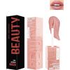 Lestpola Rossetto opaco liquido per donne, Highly pigmentato, super velvet Color Stay Lip Gloss, Up to 16H Wear Lipgloss, Long Lasting Waterproof, Christmas Lip Makeup Gift-01# Nude Pink