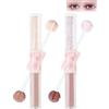 Lestpola Glitter Matt Liquid Eyeshadow-2 pezzi rosa rosso 2 in 1 glitter ad alta pigmentazione shimmer ombretto eyeliner, lunga durata, impermeabile, coreano trucco regalo per donne PK01+02
