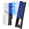 KIWIHOME Ventola di Raffreddamento per PS5 Slim, Con Automatica della Velocità, Accessori di Raffreddamento più Silenziosi con LED e Hub USB 3.0, per PS5 Slim Disc ed Edizioni Digitali, non per PS5 Pro