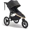 Baby Jogger Summit x Robin Arzón - Passeggino da jogging, pieghevole a 3 ruote, colore: nero e oro