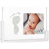 BABY ART Cornice foto trapsarente Baby Art con impronta per Neonato