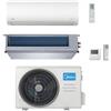 Midea Climatizzatore Condizionatore Midea Xtreme + Canalizzato Dual Split 9000 + 12000 BTU con U.E. M2OH-14HFN8-Q INVERTER Classe A++/A+