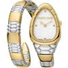Roberto Cavalli by Franck Muller Orologio Analogico al Quarzo Donna con Cinturino in Acciaio Inox RV1L184M0061