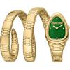 Roberto Cavalli by Franck Muller Orologio Analogico al Quarzo Donna con Cinturino in Acciaio Inox RV1L186M0031