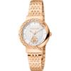 Roberto Cavalli by Franck Muller Orologio Analogico al Quarzo Donna con Cinturino in Acciaio Inox RV1L156M1081