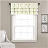 Lush Decor Belle Valance - Tenda singola in stile shabby chic, 45,7 x 213,4 cm, colore: avorio
