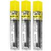 Pentel, mine per matita da 0,9 mm, durezza HB, in alto polimero, per matite a scatto e meccaniche (confezione da 3 tubetti, 45 pezzi)