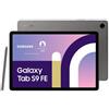 SAMSUNG - Galaxy Tab S9 FE Wi-Fi 256GB 8GB Ram Exynos Display 10.9' (Wi-Fi 6 802.11ax) Android 13 Grigio Europa - SPEDIZIONE GRATUITA