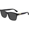 Gucci GG0746S 0746S 57 001 Black Nero Sunglasses Grey Lenses Occhiali Sole