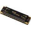 Fender Armonica a Bocca Diatonica Blues Deville E in Mi 10 Fori Custodia Panno