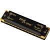 Fender Armonica a Bocca Diatonica Blues Deville A in La 10 Fori Custodia Panno