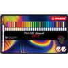 Stabilo Pen 68 Brush Arty Metallo -30 Pennarelli con Punta a Pennello