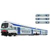 Lima FS TRENITALIA 3-UNIT VIVALTO 1 Pilota 2 Intermedie in Livrea Bianca con Fasce Ve