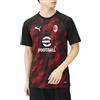 AC Milan Maglia Prematch, Stagione 2023/24, Adulto, Unisex, Puma Black-for all Time Red