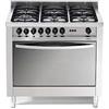 LOFRA - Cucina Elettrica MG96MF / CIS Fuochi a Gas Forno Elettrico Dimensione 90 x 60 cm Colore Inox