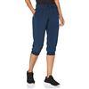 CMP - Pantaloni sportivi a 3/4 da donna, Blue, 50