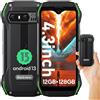 Blackview N6000SE Mini 4G Rugged Smartphone 4,3" QHD+ 12GB+128GB NFC Cellulare