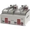 Ristosubito Frytop elettrico semiautomatico con 2 coperchi CLN doppio Modello CGRCADB
