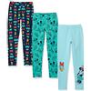 Amazon Essentials Disney | Marvel | Star Wars | Frozen | Princess Leggings Bambine e Ragazze, Pacco da 3, Topolino And Friends, 6-7 Anni