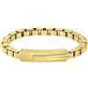 BOSS Jewelry Braccialetto a catena da uomo Collezione ORLADO, Oro (Giallo), M