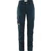 Fjällräven Karla Lite Curved Trousers W, Pantaloni Sportivi, Donna, Blu (Dark Navy), 48