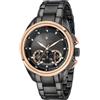 Maserati Orologio Uomo MASERATI TRAGUARDO R8873612016 Chrono Bracciale Acciaio Nero