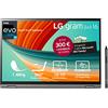 LG 2023 LG Gram 16 pollici Ultralight 2 in 1 notebook e tablet convertibile - 1.480 g Intel Core i7 (16 GB RAM, 1TB SSD, 16:10 IPS LCD con Pen Touch, Thunderbolt 4, Win 11 Home, Mirametrix) - Nero