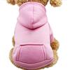 EraAja Abbigliamento per animali domestici, felpa con cappuccio, in poliestere, per cani (rosa, XXL)