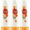 Sunsilk Ricarica Naturale Balsamo Olio d'Argan e di Mandorle per Capelli Fragili Azione Fortificante e Antirottura Senza Siliconi e Coloranti - 3 Flaconi da 350ml