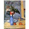 ArtPlaza Cezanne Paul Still Life with Blue Vase Pannello Decorativo, Legno, Multicolore, 60x80 cm