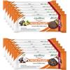 Equilibra Alimenti Proteici, Protein Pleasure Cocco & Dark Choco, Pistacchio & Dark Choco, Cialda con Crema Proteica Ricoperta di Cioccolato, Low Sugar, High Protein, No Glutine, 12 Confezioni da 34 g