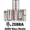 Zebra 800132-102/S - Ribbon - Inchiostro a nastro Zebra 3200 Wax/Resin