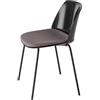 ET AL set da 2 sedie con sedute imbottite CLASSY 1090n - 1090N-B-VR