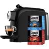 Bialetti Mignon, Macchina Caffè Espresso Incluse 32 Capsule, Funziona esclusivamente con Capsule Bialetti, Nero