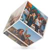 Balvi - Kube portafoto giratorio per 6 foto di 15x15 cm. Richiede una batteria AA (non inclusa)