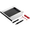 Poppstar Caddy per SSD HDD disco rigido 2,5 (7 mm, 9,5 mm) Adattatore notebook HDD al posto del lettore DVD / slot CD Sata 3 da 9,5 mm (per portatile ecc.)
