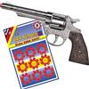Krause & Sohn Pistola di alta qualità, con 144 munizioni da colpo, cowboy per bambini e adulti, accessori per costume (Cowboy Revolver)