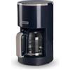 Ariete 1394 Macchina per caffè americano, Capacità 12 tazze, Finestra livello acqua, Filtro e portafiltro lavabili, Dispositivo antigoccia, Dark grey