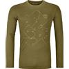 Ortovox 185 Merino Tangram Ls M maglia termica a maniche lunghe uomo