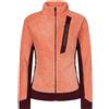 Rock Experience Blizzard Tech Mock Neck Woman Fleece felpa da donna