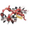 siku 2451, Ranghinatore Fella, 1:32, Metallo e Plastica, Rosso, Giranti mobili e richiudibili